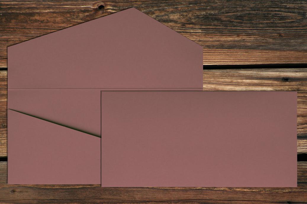 Geschenkkarte DL 110x220 mm Hortensia gerippt 220 g/qm